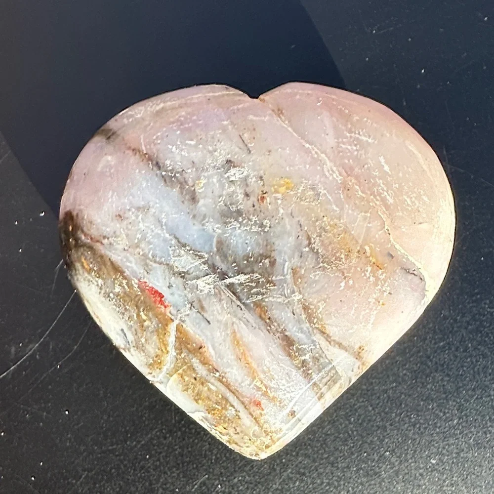 Genuine 479.00 Cts Pink Opal Healing Heart - Picture 10 of 16